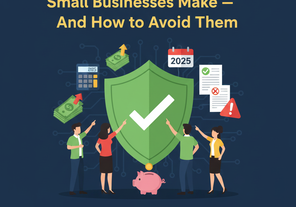 ⭐  Common GST Mistakes Small Businesses Make — And How to Avoid Them .