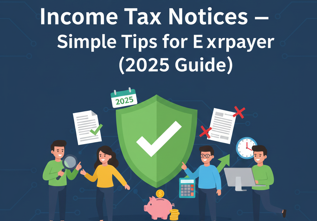 ⭐  How to Avoid Income Tax Notices — Simple Tips for Every Taxpayer (2025 Guide)