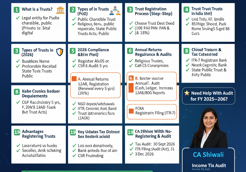 Trust Registration & Compliance in 2026: Updated Rules You Should Know (Complete Guide)