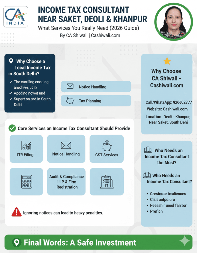 income tax consultant deoli, khanpur saket delhi cashiwali.com