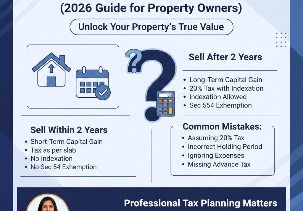 Do I Pay Tax If I Sell Property Within 2 Years? (2026 Guide for Property Owners)