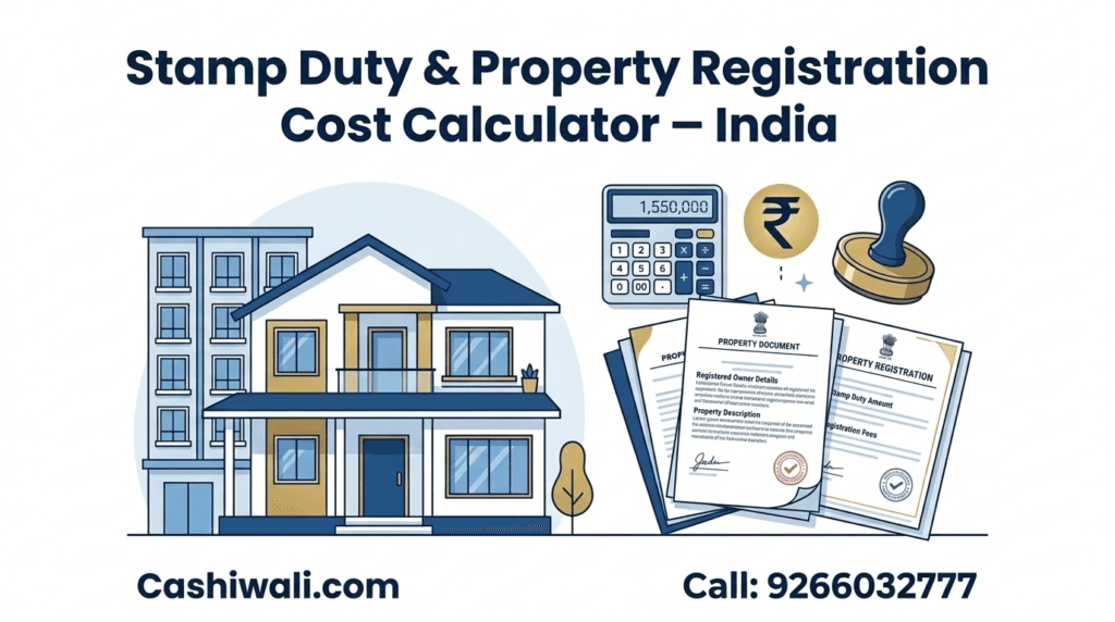 Stamp Duty and Property Registration Cost Calculator India – Cashiwali