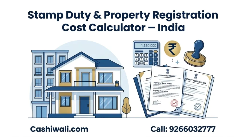 Stamp Duty and Property Registration Cost Calculator India – Cashiwali