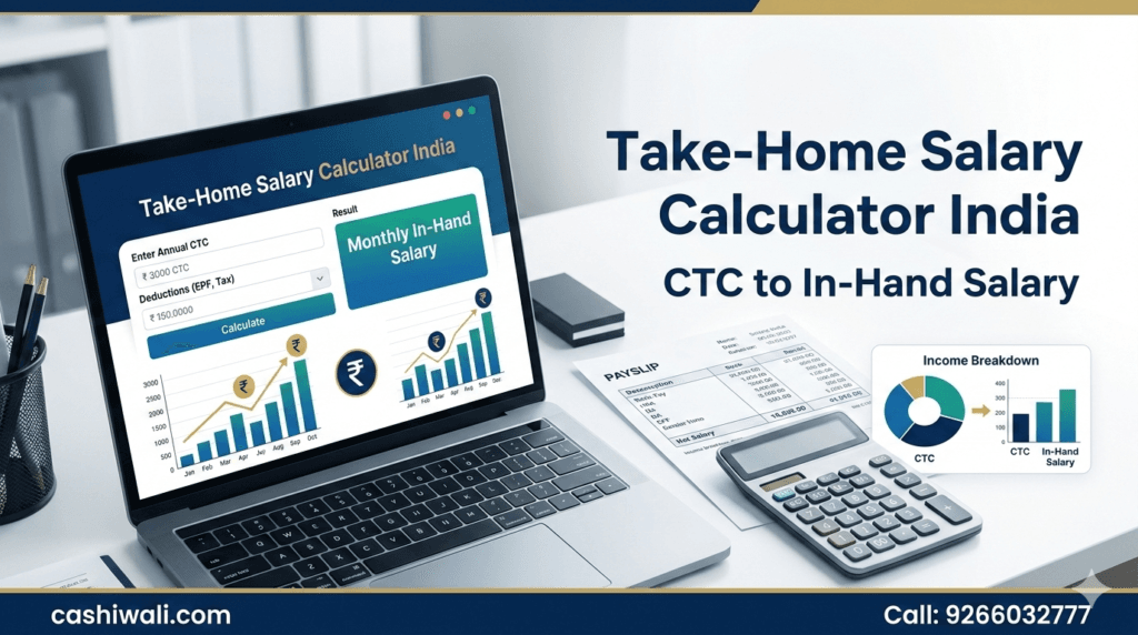 Take home salary calculator India CTC to in hand salary calculation